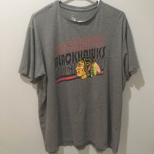 NHL Blackhawks gray short sleeve T Shirt XL
